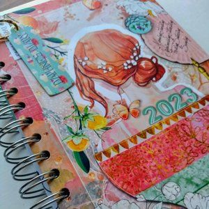 DAPHNE'S DIARY 2023 PLANNER Journal Calendar To-do List Shopping Pockets spiral